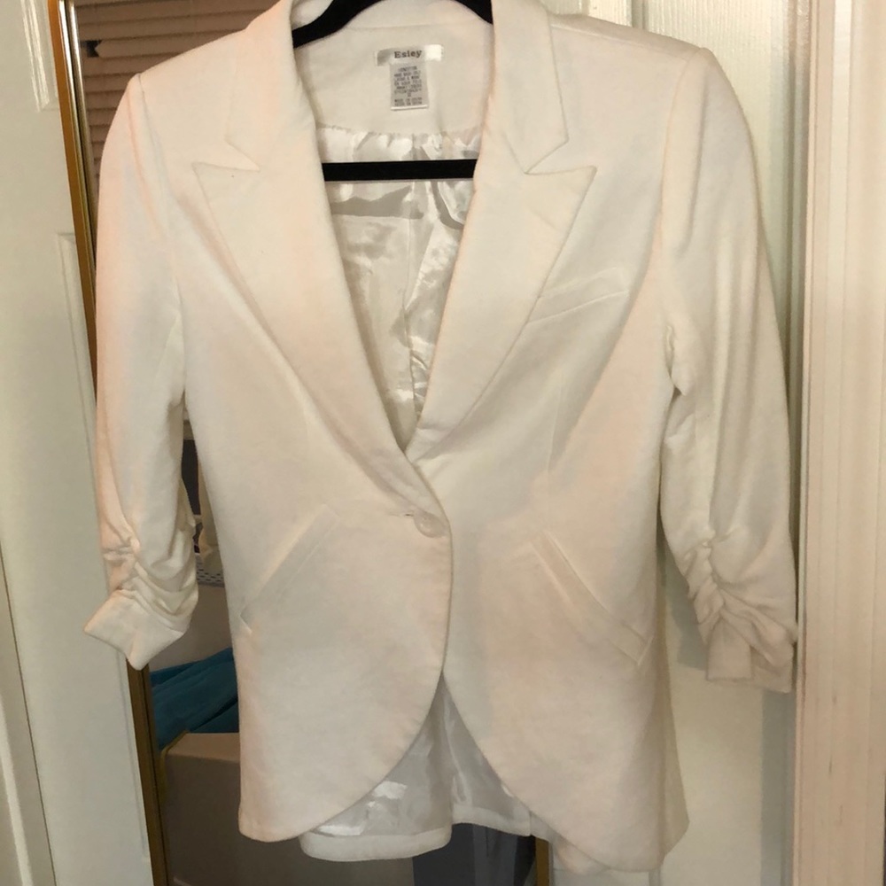 White blazer